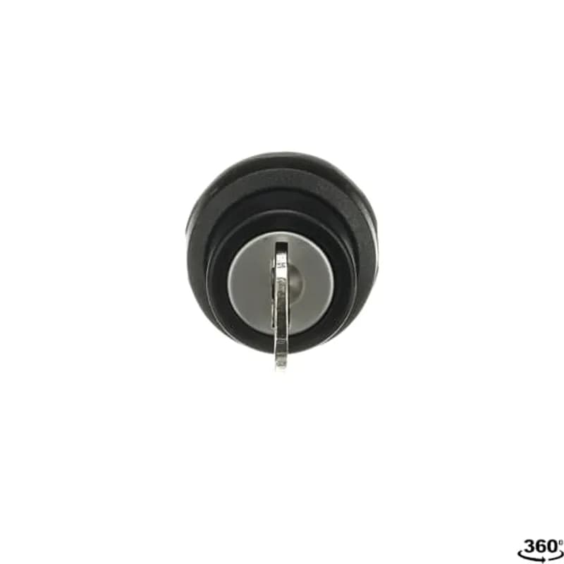 ABB - Electrification M3SSK1-103 - Modular Selector Switch - 3-Pos Maintained - Key - Black/Key - Non-illuminated - Black plastic - No contact block