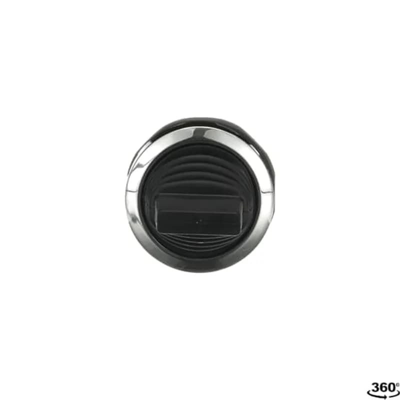 ABB - Electrification MTS2-30B - Modular Toggle Switch - 3-Pos Momentary, spring return to center - Toggle - Black - Non-illuminated - Chrome metal - No contact block