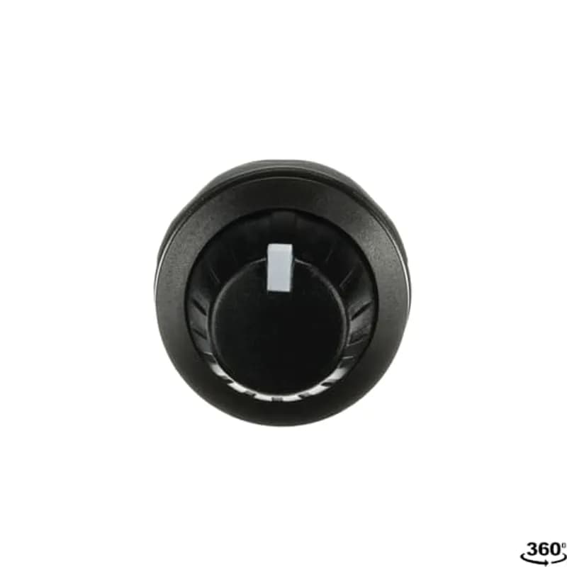 ABB - Electrification MT-110B - Modular Potentiometer - Resistor 10 kOhm - Knob - Black - Non-illuminated - Black Plastic Bezel
