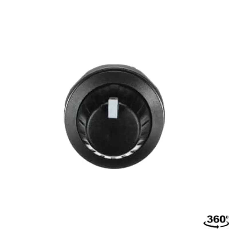 ABB - Electrification MT-150B - Modular Potentiometer - Resistor 50 kOhm - Knob - Black - Non-illuminated - Black Plastic Bezel