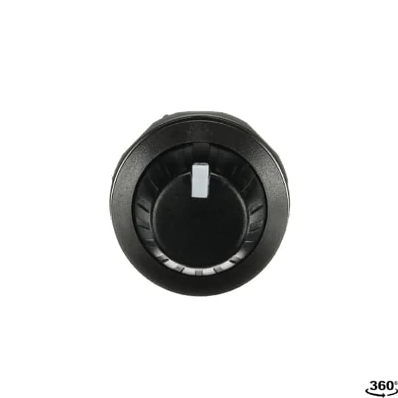 ABB - Electrification MT-105B - Modular Potentiometer - Resistor 5 kOhm - Knob - Black - Non-illuminated - Black Plastic Bezel