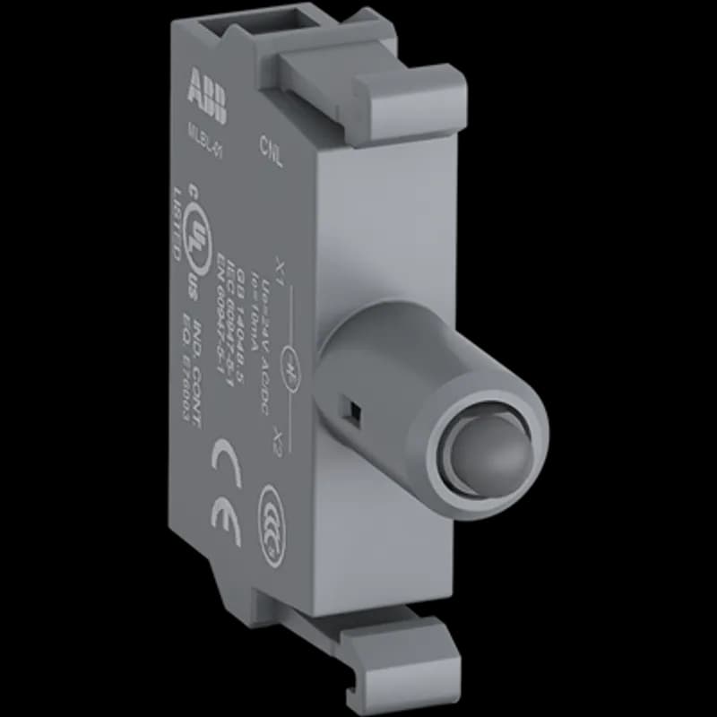 Modular LED block - 60V AC / DC, integrated LED - Green - Illuminated