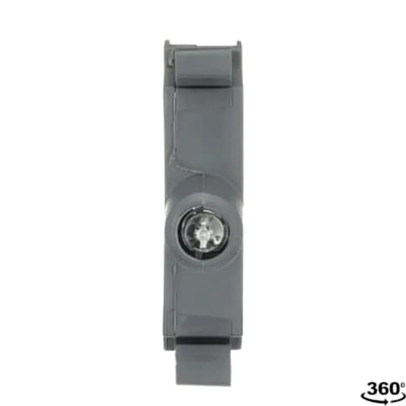 Modular LED block - 12V DC, integrated LED - Green - Illuminated