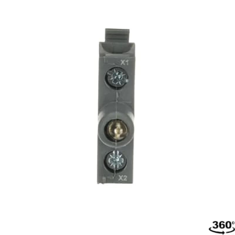 Modular LED block - 24V AC / DC, integrated LED - Yellow - Illuminated