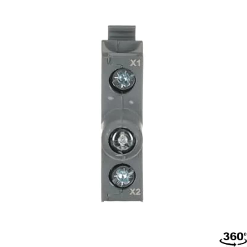 Modular LED block - 110-130 V AC, integrated LED - Blue - Illuminated
