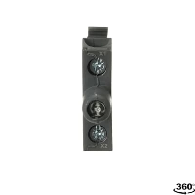 Modular LED block - 110-130 V AC, integrated LED - Green - Illuminated