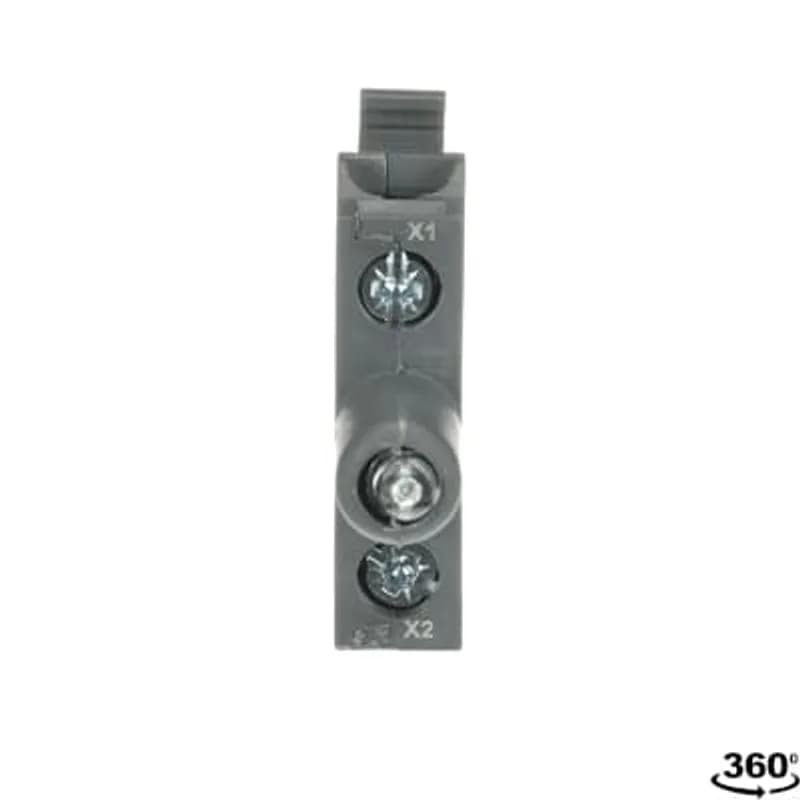 Modular LED block - 24V AC / DC, integrated LED - Blue - Illuminated