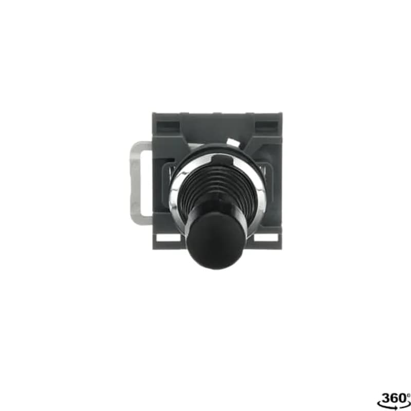 ABB - Electrification MJS2-60B - Modular Joystick - 2-Pos Momentary - Joystick - Black - Non-illuminated - Chrome metal - No contact block