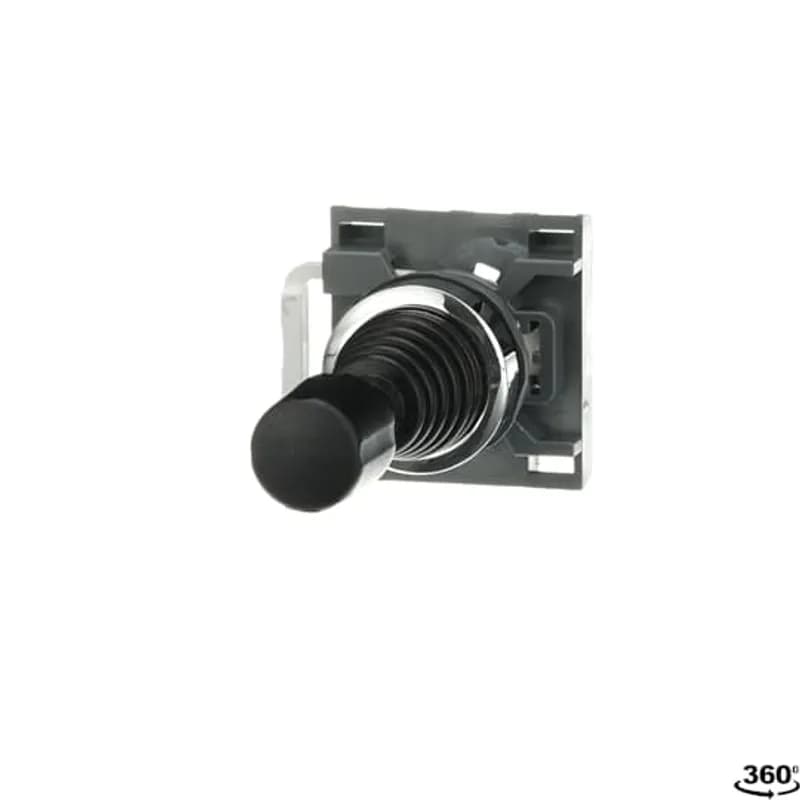 ABB - Electrification MJS5-60B - Modular Joystick - 4-Pos Maintained - Joystick - Black - Non-illuminated - Chrome metal - No contact block