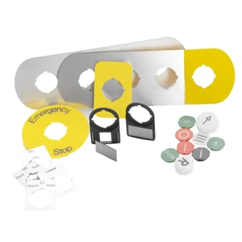 KTC3-9035 Text Cap for Pilot Light-White-Symbol