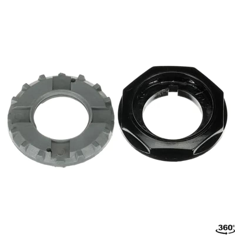 30mm Black Plastic Adaptor for use with pushbutton, selector switch, pilot lights, pottentiometers and buzzers