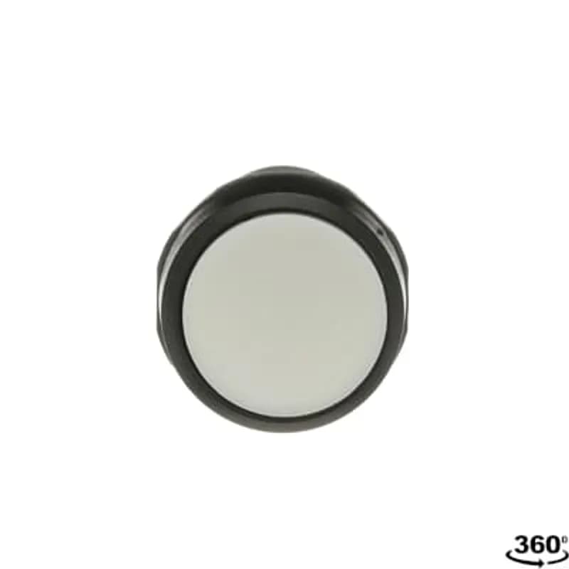 ABB - Electrification CP1-10W-20 - Compact Pushbutton - Momentary - Flush - White - Non-illuminated - Black plastic - 2NO