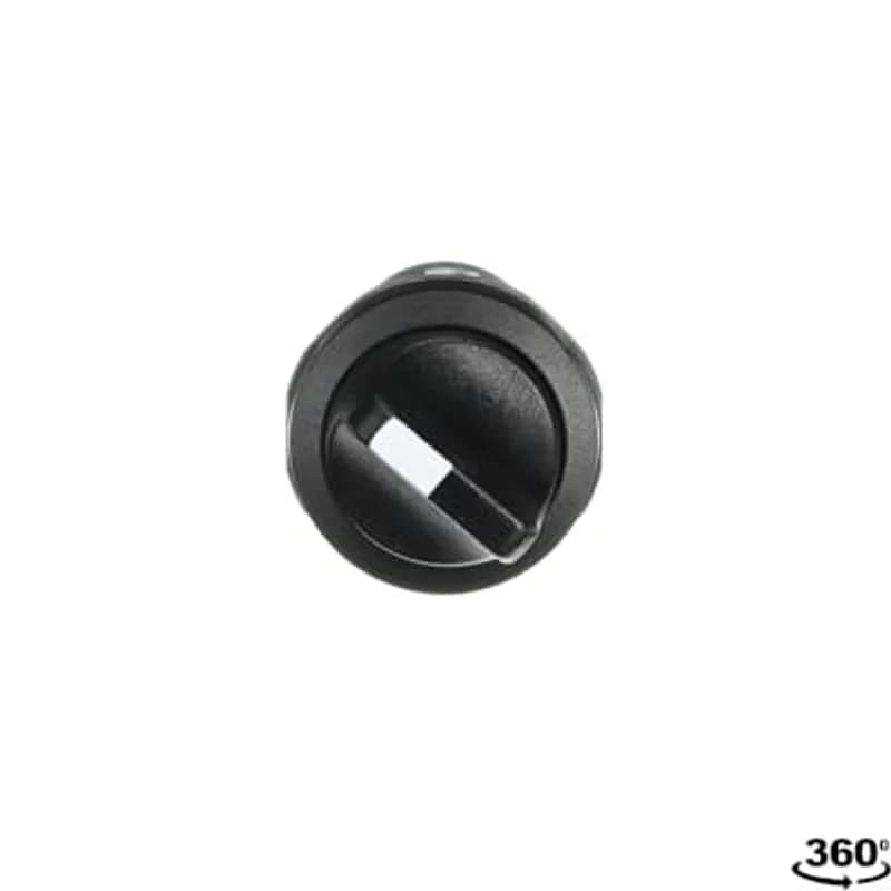 ABB - Electrification C2SS1-10B-20 - Compact Selector Switch - 2-pos Fixed B&C - Short handle - Black - Non-illuminated - Black plastic - 2NO