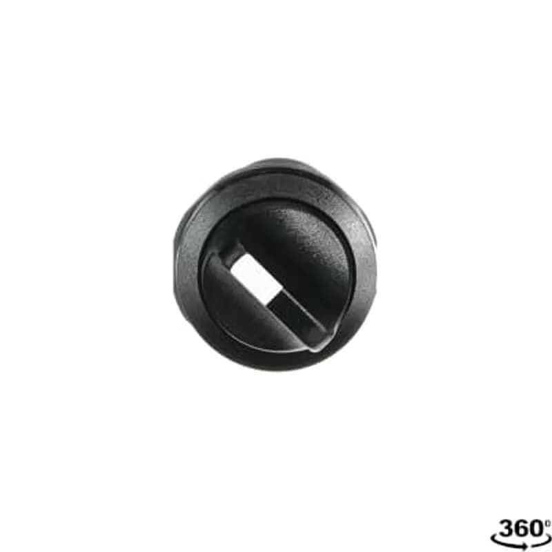 ABB - Electrification C2SS1-10B-11 - Compact Selector Switch - 2-pos Fixed B&C - Short handle - Black - Non-illuminated - Black plastic - 1NO+1NC
