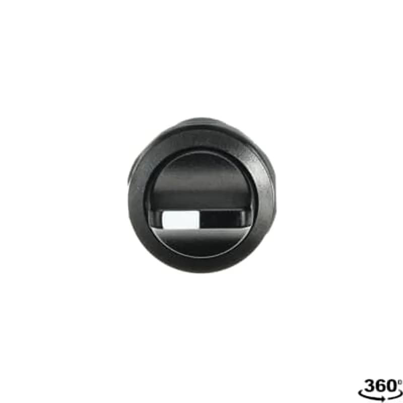 ABB - Electrification C2SS3-10B-10 - Compact Selector Switch - 2-pos Return C to B - Short handle - Black - Non-illuminated - Black plastic - 1NO