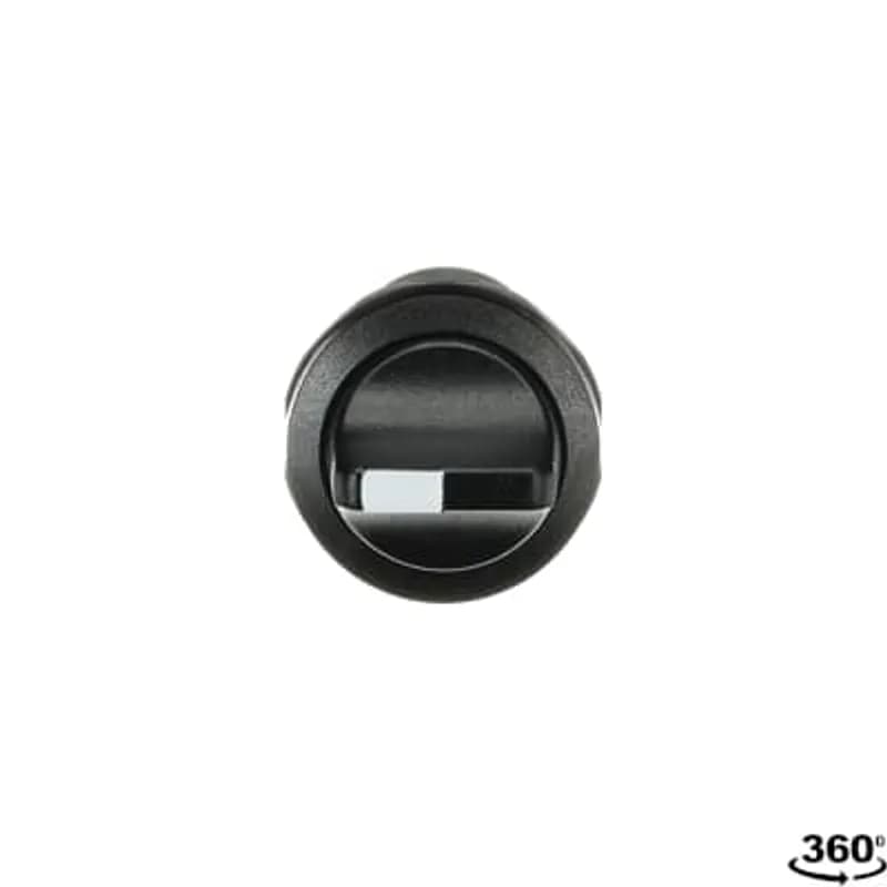 ABB - Electrification C2SS3-10B-20 - Compact Selector Switch - 2-pos Return C to B - Short handle - Black - Non-illuminated - Black plastic - 2NO