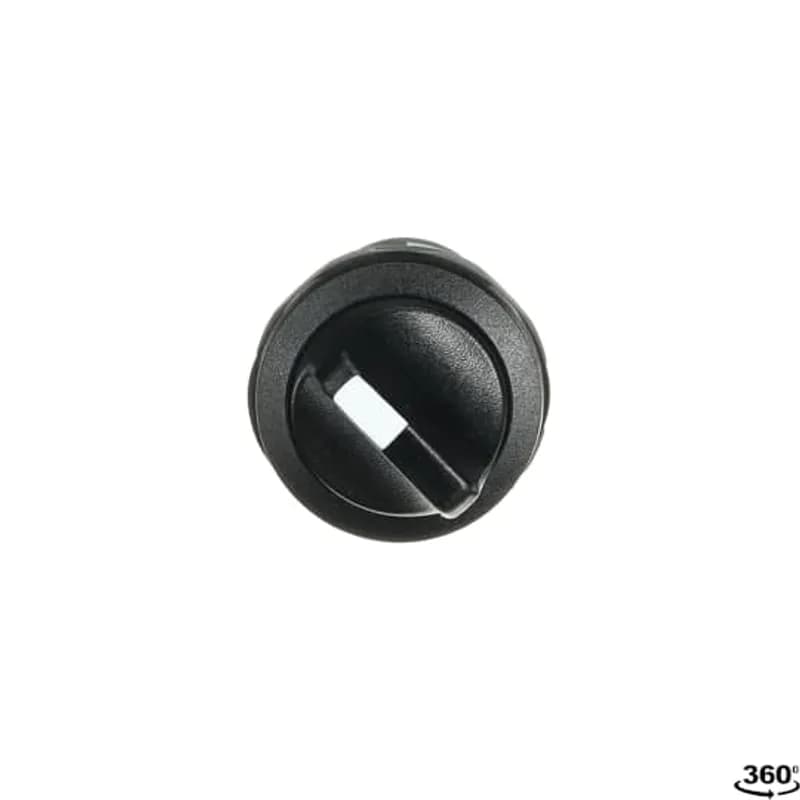 ABB - Electrification C2SS3-10B-01 - Compact Selector Switch - 2-pos Return C to B - Short handle - Black - Non-illuminated - Black plastic - 1NC