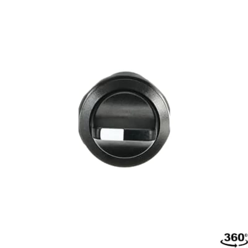 ABB - Electrification C3SS3-10B-11 - Compact Selector Switch - 3-pos Fixed A&B Return C to B - Short handle - Black - Non-illuminated - Black plastic - 1NO+1NC