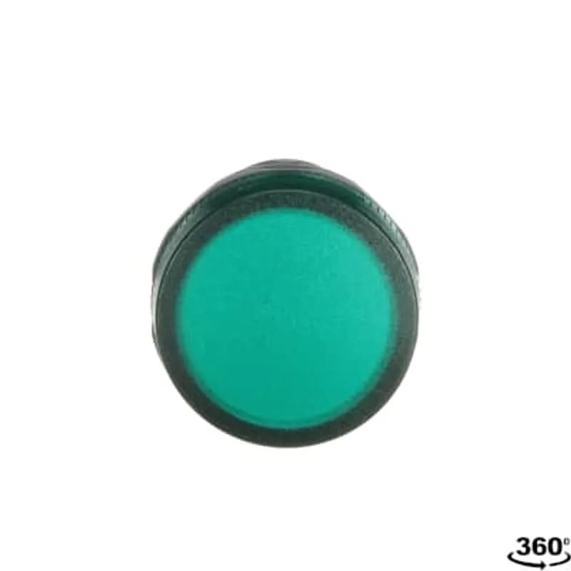 Compact Pilot Light - Pilot light head - Green - Illuminated - Lamptype: LED 24V AC/DC