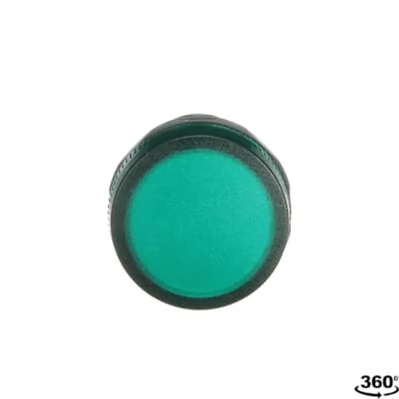 Compact Pilot Light - Pilot light head - Green - Illuminated - Lamptype: LED 110-130V AC