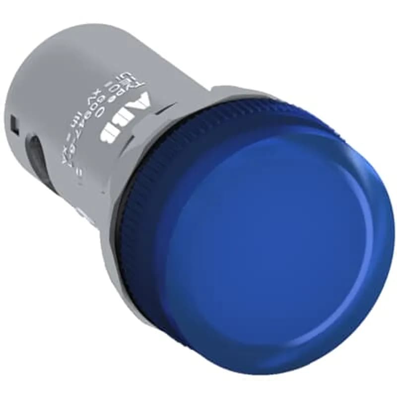 Compact Pilot Light - Pilot light head - Blue - Illuminated - Lamptype: LED 220V DC