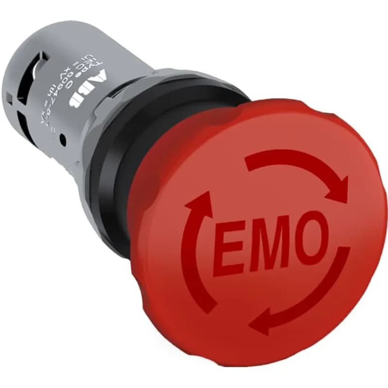 Compact Emergency Stop - Twist release - Red - 2NC - Customer defined emergency stop