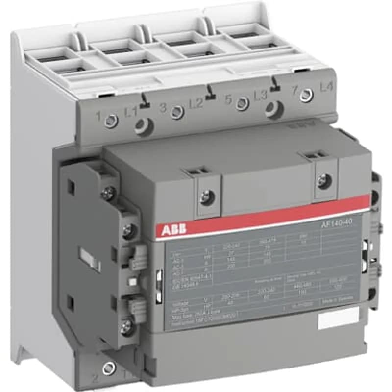 A 3-phase Contactor suitable for various applications such as Motor starting, Isolation, By-pass and Distribution application up to max 690 V. Operated with wide control voltage range 100-250 V, 50/60 Hz and DC