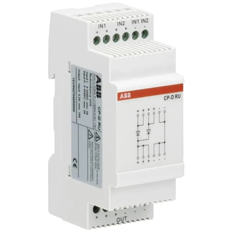 CP-D RU Redundancy unit for CP range power supplies, In: 2x5A, Out: 1x10A