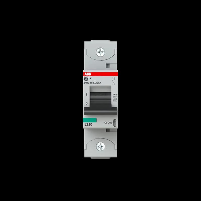 ABB - Electrification S801U-Z40 - S801U-Z40 1 Pole Z Characteristic 40A 30kA 240/415VAC High Performance Circuit Breaker HPCB