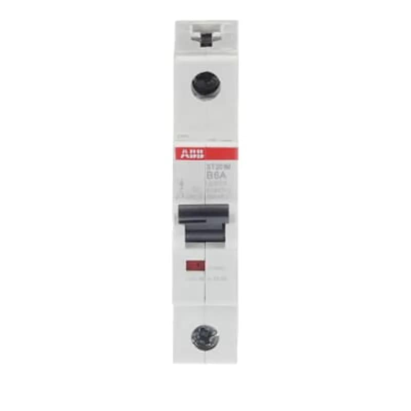 ST201M-B6 Miniature Circuit Breaker ST201M-B6 Miniature Circuit Breaker B-Char., 10kA, 6A, 1P