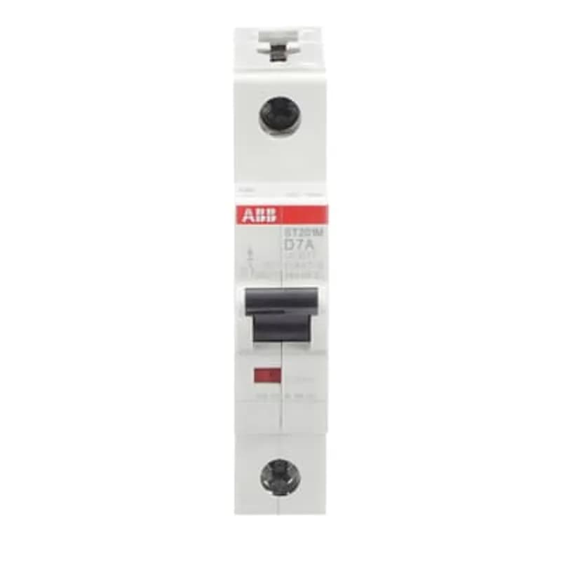 ST201M-D7 Miniature Circuit Breaker ST201M-D7 Miniature Circuit Breaker D-Char., 10kA, 7A, 1P