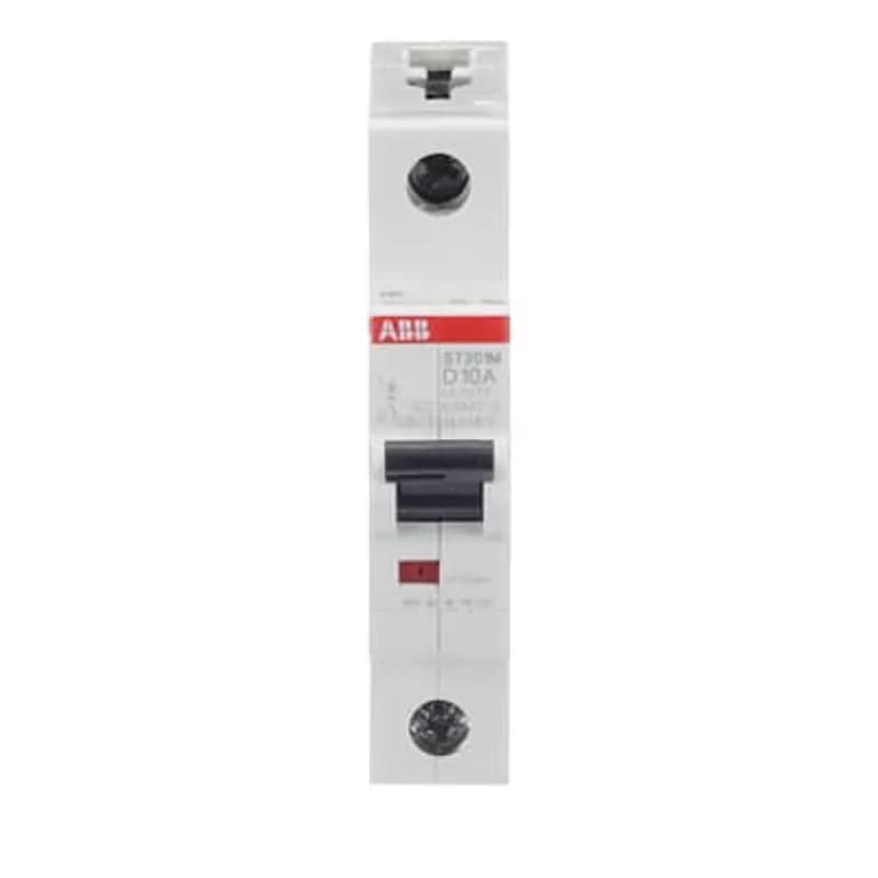 ST201M-D10 Miniature Circuit Breaker ST201M-D10 Miniature Circuit Breaker D-Char., 10kA, 10A, 1P