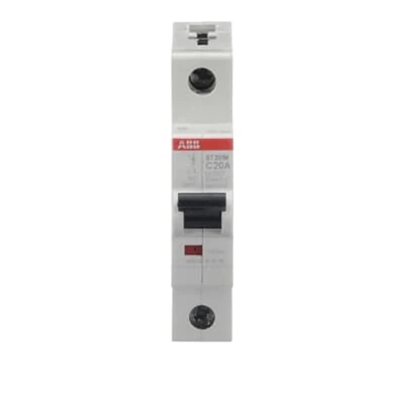ST201M-C20 Miniature Circuit Breaker ST201M-C20 Miniature Circuit Breaker C-Char., 10kA, 20A, 1P
