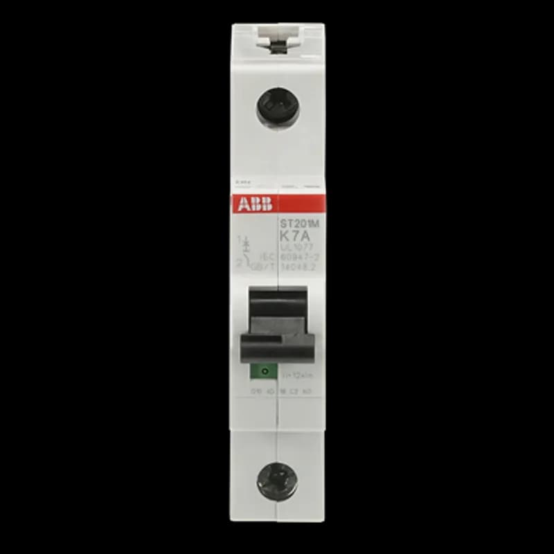 ST201M-K7 Miniature Circuit Breaker ST201M-K7 Miniature Circuit Breaker K-Char., 10kA, 7A, 1P