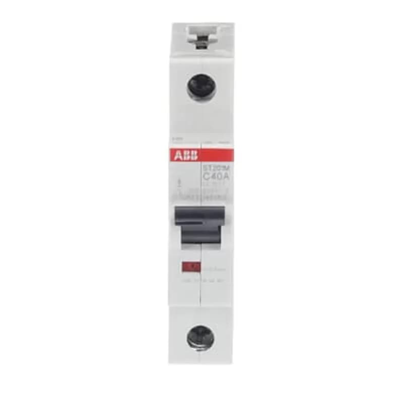 ST201M-C40 Miniature Circuit Breaker ST201M-C40 Miniature Circuit Breaker C-Char., 5kA, 40A, 1P