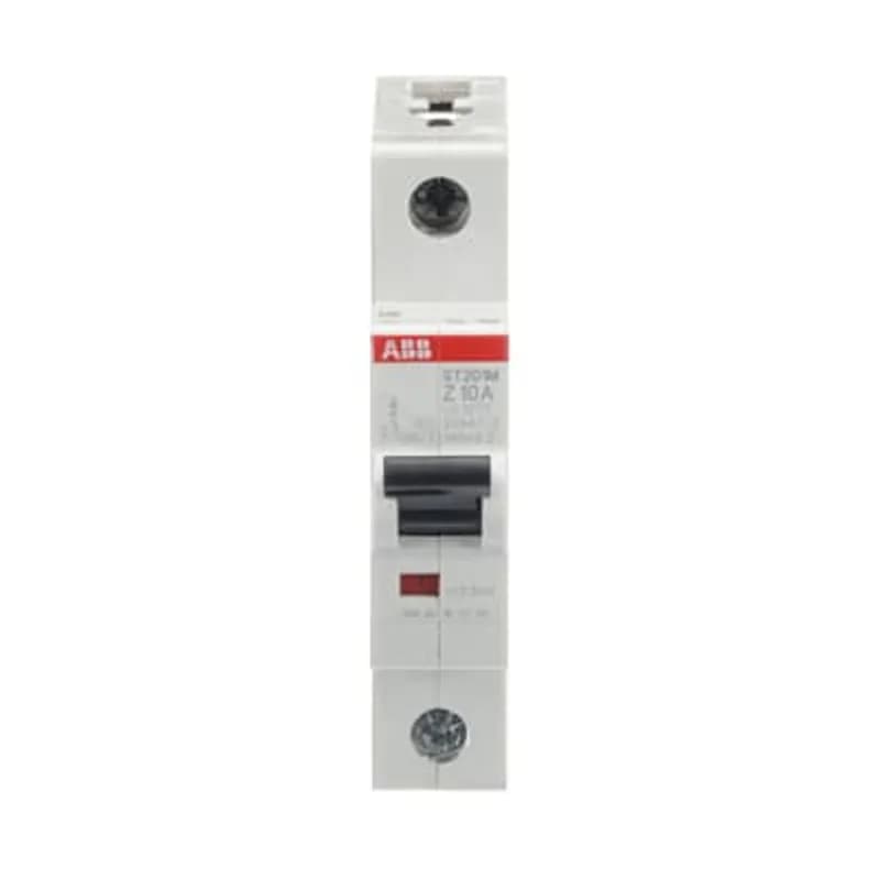 ST201M-Z10 Miniature Circuit Breaker ST201M-Z10 Miniature Circuit Breaker Z-Char., 10kA, 10A, 1P