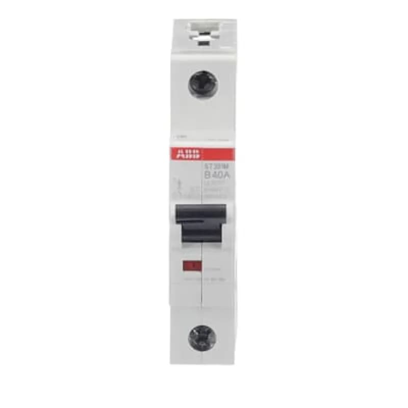 ST201M-B40 Miniature Circuit Breaker ST201M-B40 Miniature Circuit Breaker B-Char., 5kA, 40A, 1P