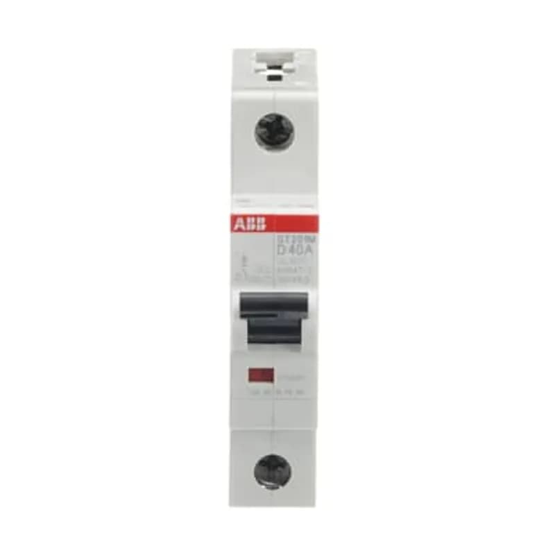 ST201M-D40 Miniature Circuit Breaker ST201M-D40 Miniature Circuit Breaker D-Char., 5kA, 40A, 1P