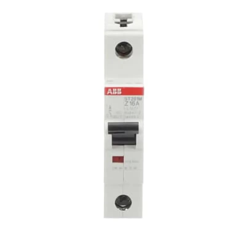 ST201M-Z16 Miniature Circuit Breaker ST201M-Z16 Miniature Circuit Breaker Z-Char., 10kA, 16A, 1P