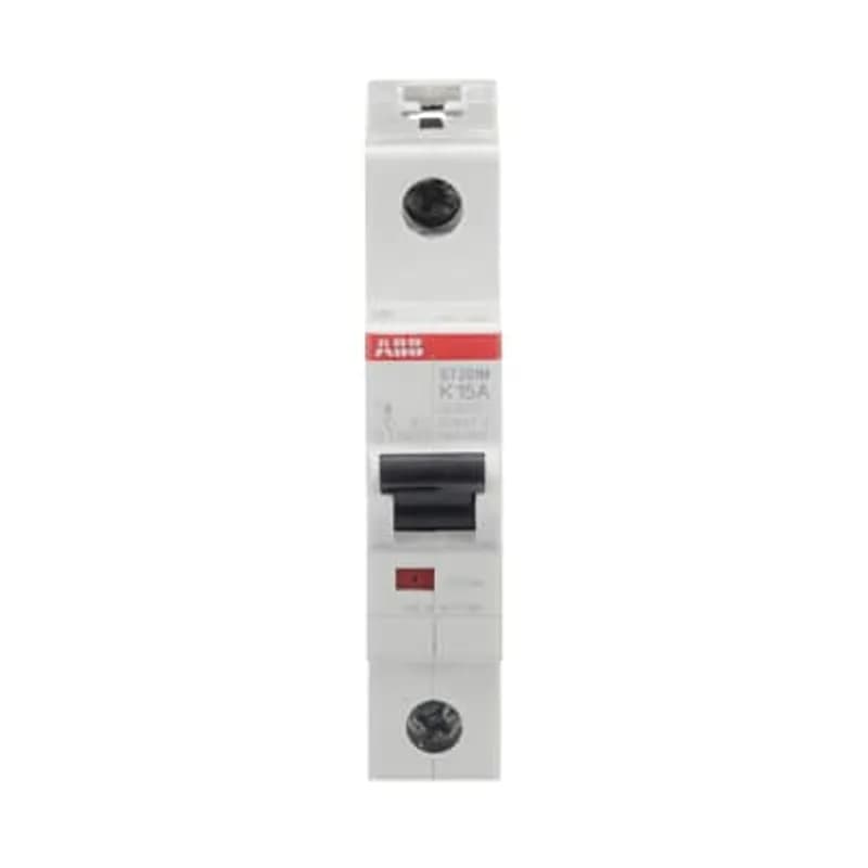 ST201M-K15 Miniature Circuit Breaker ST201M-K15 Miniature Circuit Breaker K-Char., 10kA, 15A, 1P