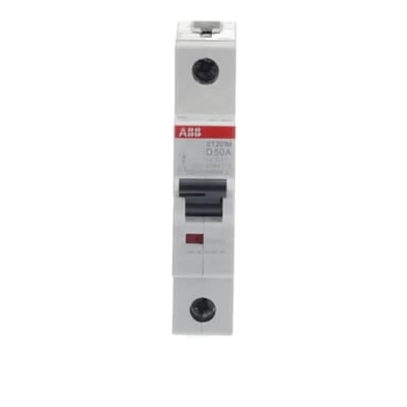 ST201M-D50 Miniature Circuit Breaker ST201M-D50 Miniature Circuit Breaker D-Char., 5kA, 50A, 1P