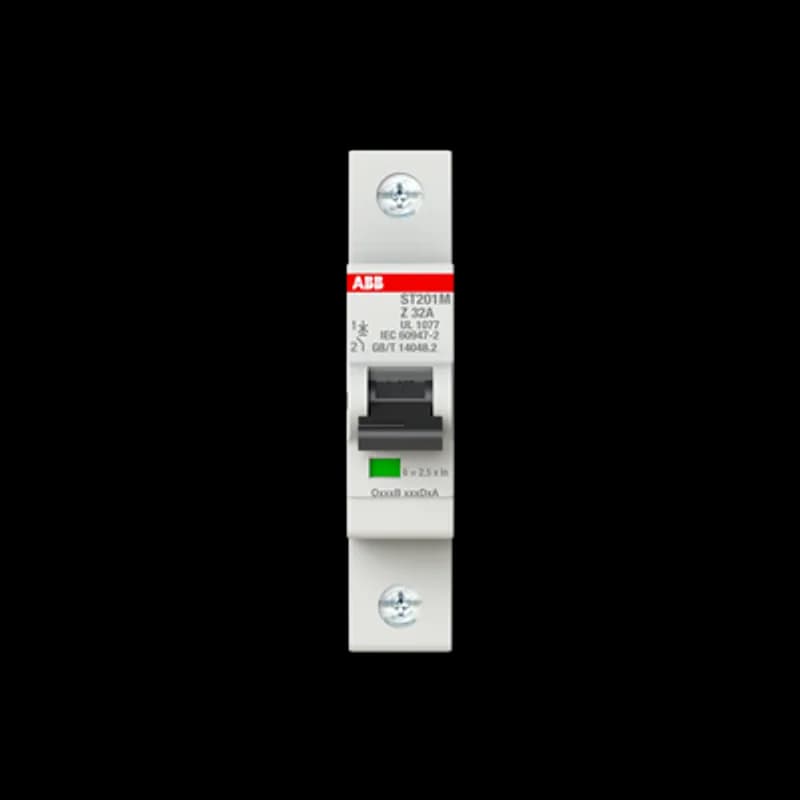 ST201M-Z32 Miniature Circuit Breaker ST201M-Z32 Miniature Circuit Breaker Z-Char., 10kA, 32A, 1P