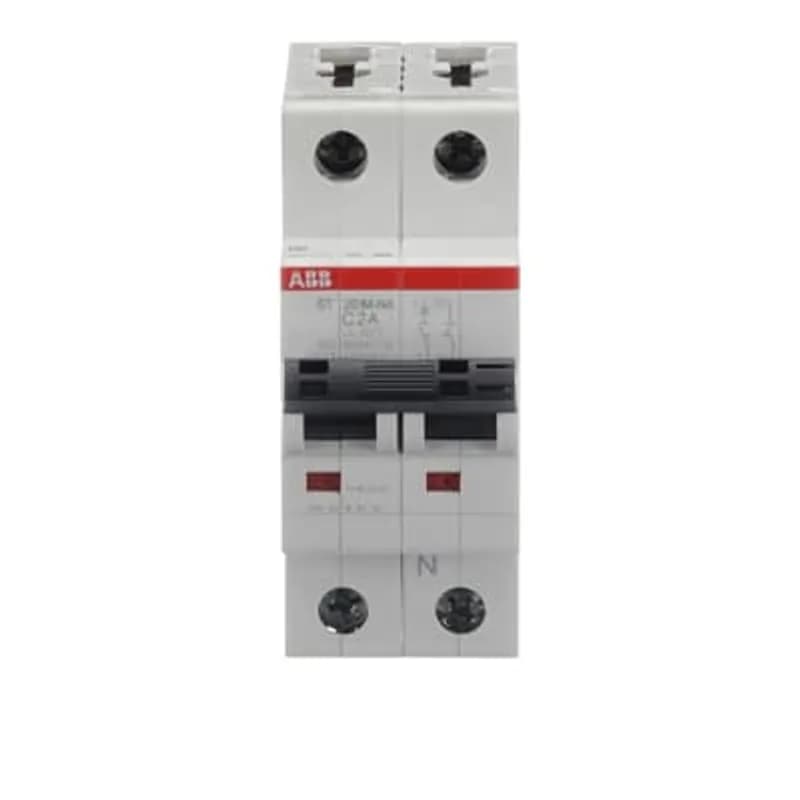ST201M-C2NA Miniature Circuit Breaker ST201M-C2NA Miniature Circuit Breaker C-Char., 10kA, 2A, 1P+NA