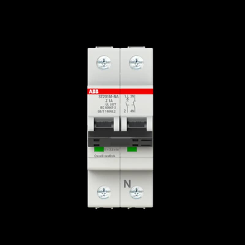 ST201M-Z1NA Miniature Circuit Breaker ST201M-Z1NA Miniature Circuit Breaker Z-Char., 10kA, 1A, 1P+NA