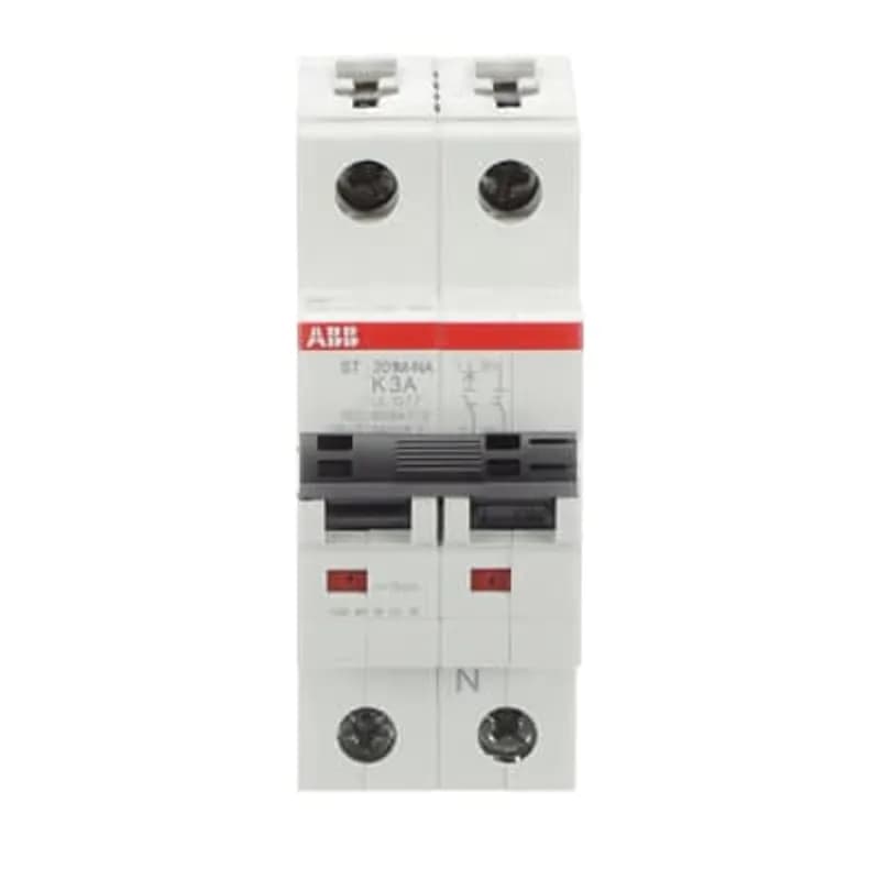 ST201M-K3NA Miniature Circuit Breaker ST201M-K3NA Miniature Circuit Breaker K-Char., 10kA, 3A, 1P+NA