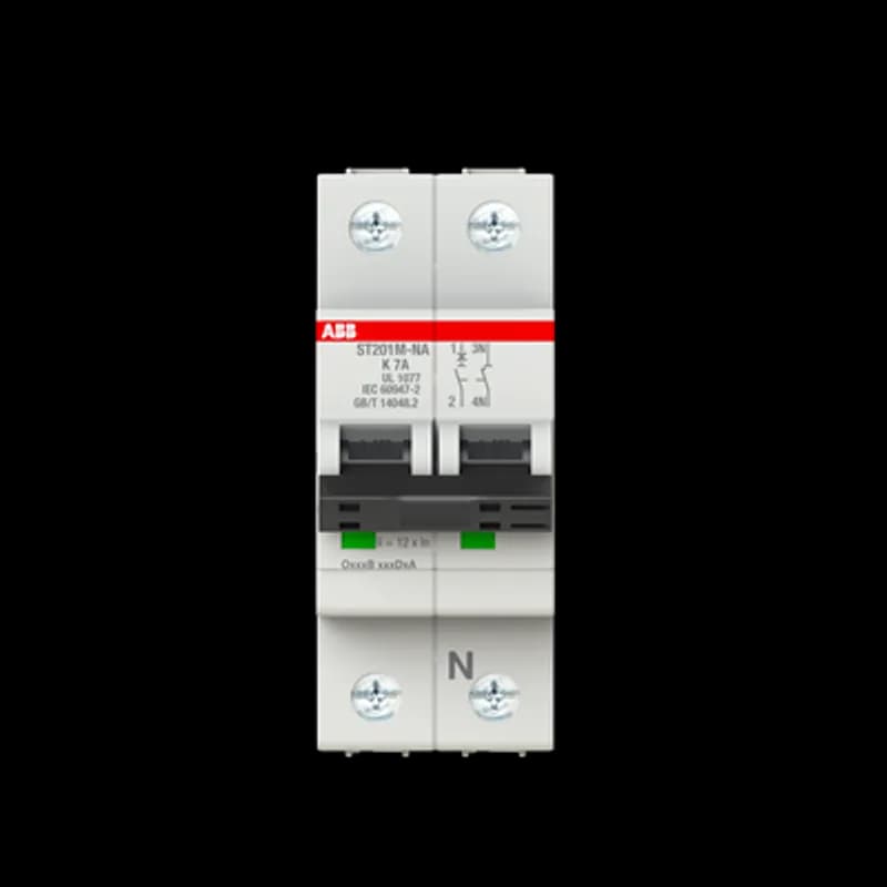 ABB - Electrification ST201M-K7NA - ST201M-K7NA Miniature Circuit Breaker ST201M-K7NA Miniature Circuit Breaker K-Char., 10kA, 7A, 1P+NA
