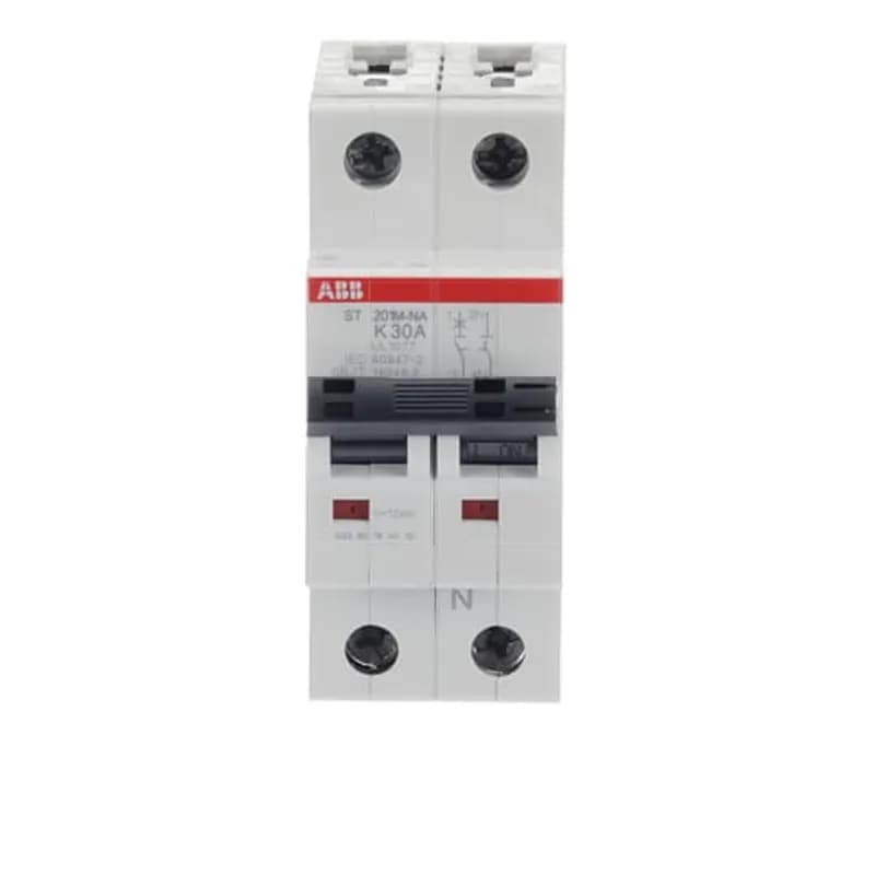 ST201M-K30NA Miniature Circuit Breaker ST201M-K30NA Miniature Circuit Breaker K-Char., 10kA, 30A, 1P+NA