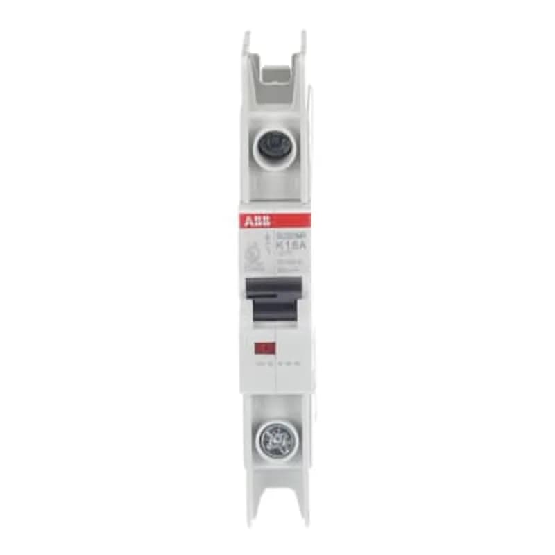 ABB - Electrification SU201MR-K1.6 - SU201MR-K1,6 MCB K-Char., 10kA, 1,6A, 1P, RTT UL 489, Ring Cable Lug
