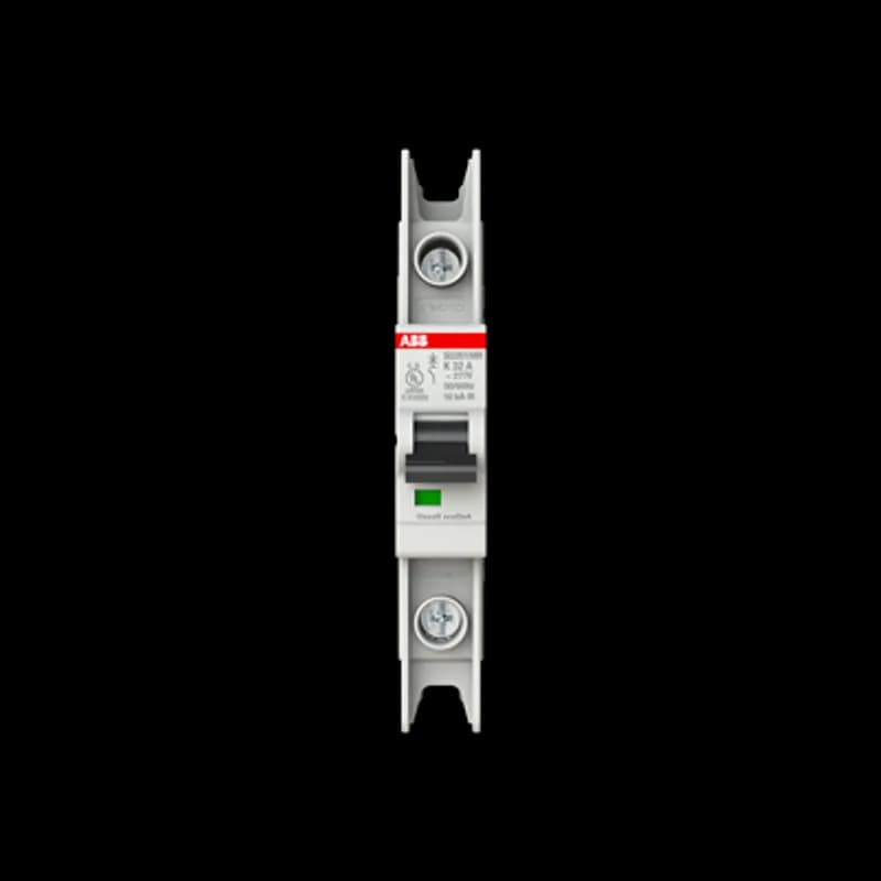 SU201MR-K32 MCB K-Char., 10kA, 32A, 1P, RTT UL 489, Ring Cable Lug