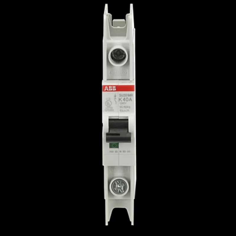 SU201MR-K40 MCB K-Char., 10kA, 40A, 1P, RTT UL 489, Ring Cable Lug